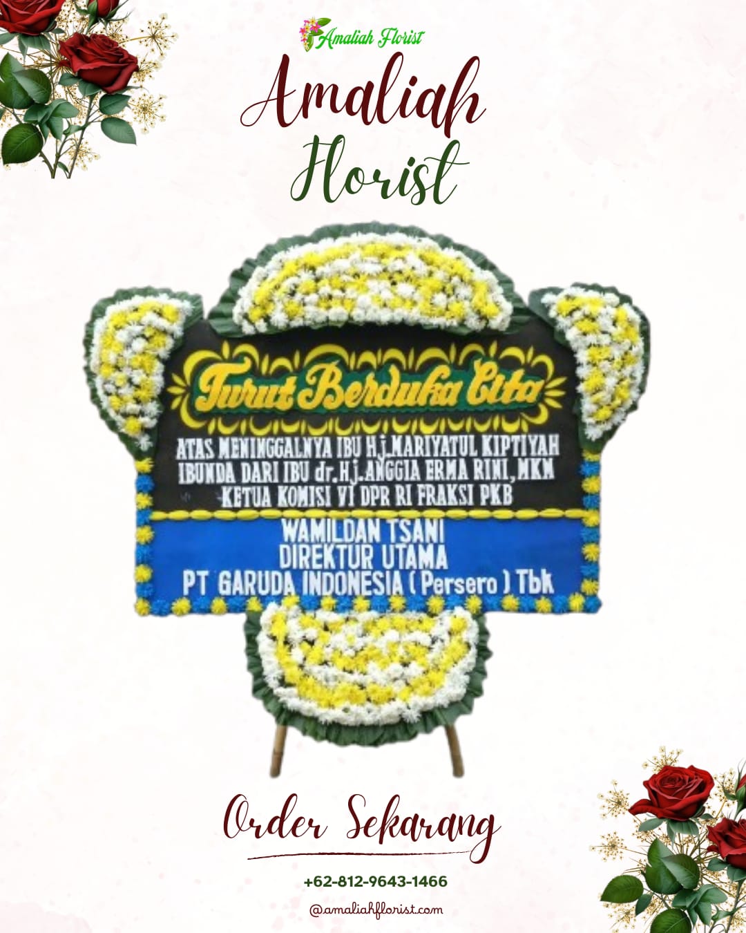 Papan Bunga Duka Tirtamulya